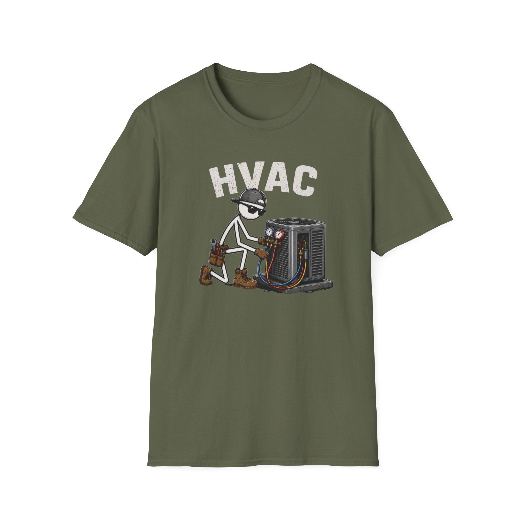 HVAC Stickman T-Shirt