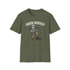 Union Worker Stickman T-Shirt
